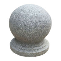 鸣固花岗岩阻车石球500mm×550mm 7TS186652443