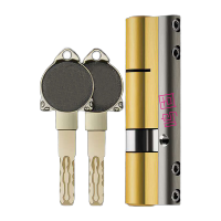 鸣固 青古铜钥匙 防盗门锁芯32.5+62.5 TS199476384