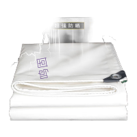 鸣固 防雨布 8x10米 白色 加厚帆布 刀刮布 篷布 TS095634269