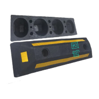 鸣固橡塑挡车器车位限位器55四圆实心底550*150*100TS154897872