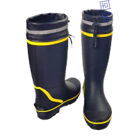 鸣固 MG-ZB-2487-0TS076850773 橡胶雨靴 高筒PU反光 束口 户外 单鞋 37码