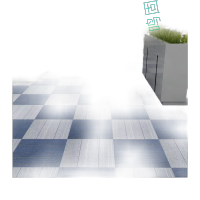 鸣固办公室拼接地毯酒店工程商用方块地垫条纹02+07沥青底50*50cmTS136565552