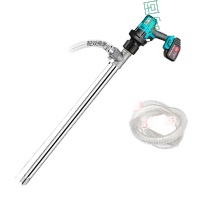 鸣固手提式电动抽油泵880W无刷锂电池款配全不锈钢管TS075576049