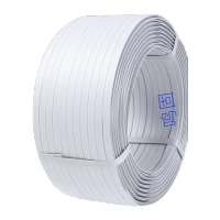 鸣固打包带PP塑料捆扎带手工热熔机用白色14mm宽0.9mm厚10kg约800mTS008229149