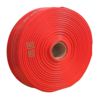 鸣固 红色PVC增强高压灌溉水带 4寸100mm 50米/卷 TS076502158