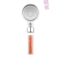 鸣固 ZL2381三档负离子日式美肤增压花洒喷头 透明TS011713473