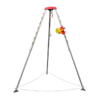 鸣固 消防救援三脚架 救援架配1800绞盘防坠器 TS077540044