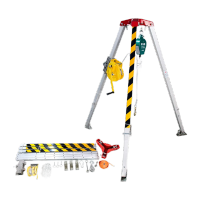 鸣固消防救援三脚架高强度加厚救援架2600绞盘防坠器TS153962378