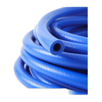 鸣固 工业级蓝色挤出硅胶暖风管内径22mm双层编织线TS127448852