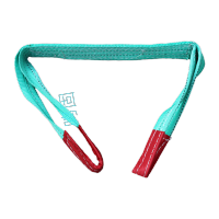 鸣固 彩色扁平涤纶吊装带 双扣工业起重拖车绳 2吨8米 TS085612278