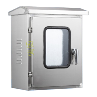 鸣固 304不锈钢户外配电箱 室外双门防雨挂墙箱 500*400*200mm TS155625658