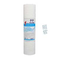 鸣固 净水器前置PP棉滤芯 10寸平口通用 5微米110克装 2个装 TS073780242