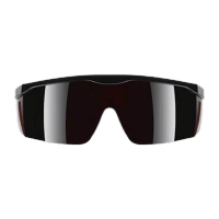 鸣固MG-HJ-2515TS 电焊眼镜8号茶黑片防护目镜004