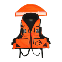 鸣固救生衣多功能大浮力可拆卸背心 桔色L码 TS099957429