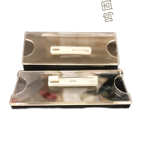 鸣固 TS117806092 透明插卡胸牌 别针款 7*3cm 10个装