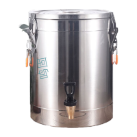 鸣固不锈钢保温桶商用饭桶大容量汤桶豆浆奶茶桶40L单龙头TS016504736