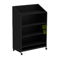 鸣固 商用雨伞收纳架短款大容量黑色50*23*63cmTS102017404