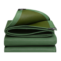 鸣固 TS166852085 加厚绿色防水帆布防雨布7*7米