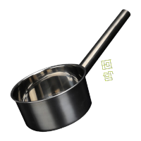 鸣固 TS012254823 不锈钢水勺 长柄25CM 直径18.8CM 厨房大号舀水瓢