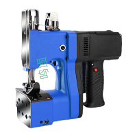 鸣固 GK9-900 电动缝包机 工业手提式封口机 蓝色 110V
