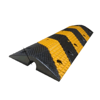 鸣固 30cm宽室外橡胶线槽减速带 方块纹1000*300*48 TS165677492