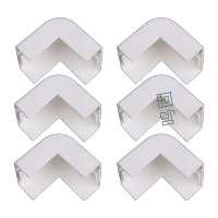 鸣固PVC线槽配件广东型40*20mm 六个阳角 KW286281TS014748628