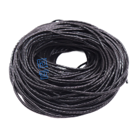 鸣固 8mm阻燃PE缠绕管 黑色8米*5包 TS014758246