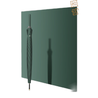 鸣固ZJ6690 25寸24骨墨绿高尔夫伞直杆简约抗风暴雨伞TS024216696