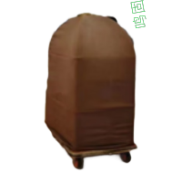 鸣固 TS155564545 酒店行李车防水防尘罩棕色