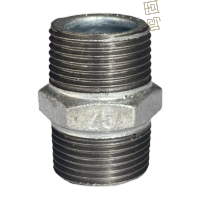 鸣固 玛钢水暖管件 热镀锌外丝 DN100 4寸六角对丝 TS077685726