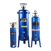 鸣固立式油水分离器空压机过滤器02法兰款0.2/0.8适配0.75kw/1.1kwKW339116TS111389911