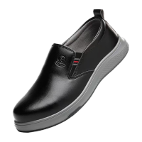 鸣固MG-ZB-ZG11729安全鞋防静电塑钢头防砸防穿刺凯夫拉板劳保鞋黑色系带39码