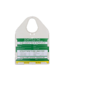 鸣固 工业安全锁具上锁挂牌PVC警示标识吊牌 脚手架挂牌SLT04 3个TS114263498