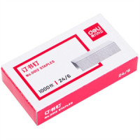 得力订书针0012高强度订书钉12#订书针1000枚/盒办公用品(得力/deli/0012/订书机)订书机订书机