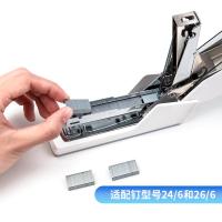 得力(deli) 0368 省力型订书机 颜色随机 适用24/6及26/6订书针(12#订书针) 订书机订书机