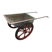 手推车 总宽83cm车斗+[配充气胎梅花圈]