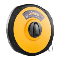 得力 皮卷尺/软皮尺/工程测量尺8217 50m