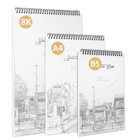 得力(deli)73627素描本-A4-297mmx210mm/40页-(混)[2本]复印纸