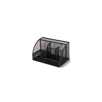 金属网纹办公笔筒(得力/deli/9200/笔筒/笔袋)