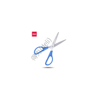 得力 剪刀 0603 小号大剪子办公用家用便携式不锈钢剪纸刀(得力/0603/剪刀)