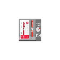 得力33388按动中性笔 红色(得力/deli/33388/笔类)