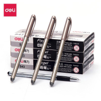 得力S43黑色中性笔0.38mm 12支/盒