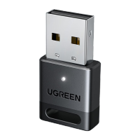 绿联USB蓝牙适配器5.3接收器免驱 适用键盘鼠标耳机音响手柄 PC电脑台式机外置蓝牙模块无线蓝牙发射器