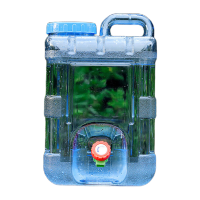 未易 户外水桶储水桶水桶手提式纯净水桶10升水桶饮用带龙头食品级水桶