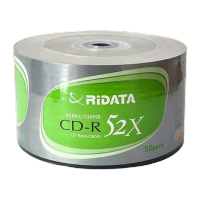 勇夺 铼德RiDATA光碟CD-R 700M 52X空白刻录光盘 20片