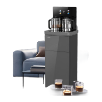 美菱 超薄触控彩屏双壶茶吧机MY-H337B饮水机