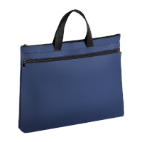 得力DP089底部加宽双层手提公文包(蓝)(个)