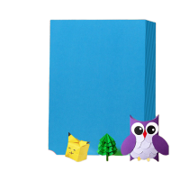 新绿天章P95314 色卡纸 230G A4 湖蓝色 100张/包(包)