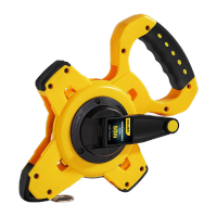 得力DL9050架式钢卷尺50mx12.5mm塑壳(黄)(把)卷尺水平尺