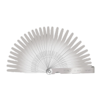 得力DL9506塞尺100Lx0.02-1.00mm32件套(银)(把